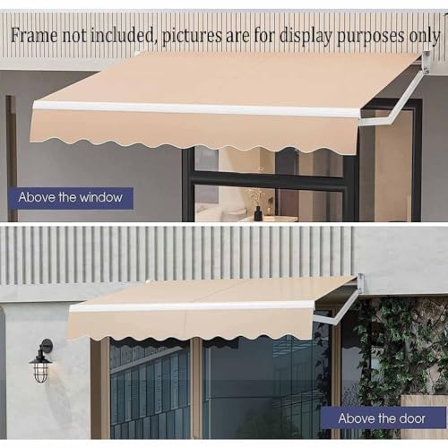 Toldo retráctil para patio antidesgarro para proteger la terraza del sol extremo 4