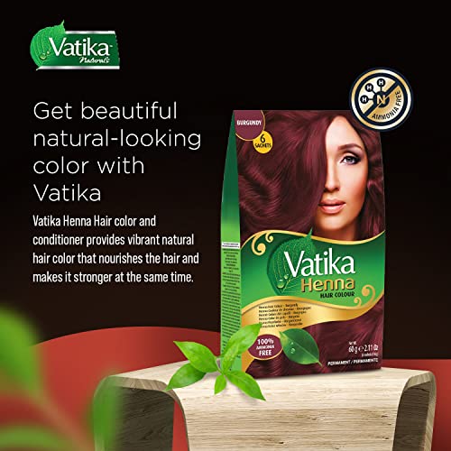 Dabur DB612 Henna Hair Color - Burgundy, Henna Hair Dye And Conditioner thumb #3