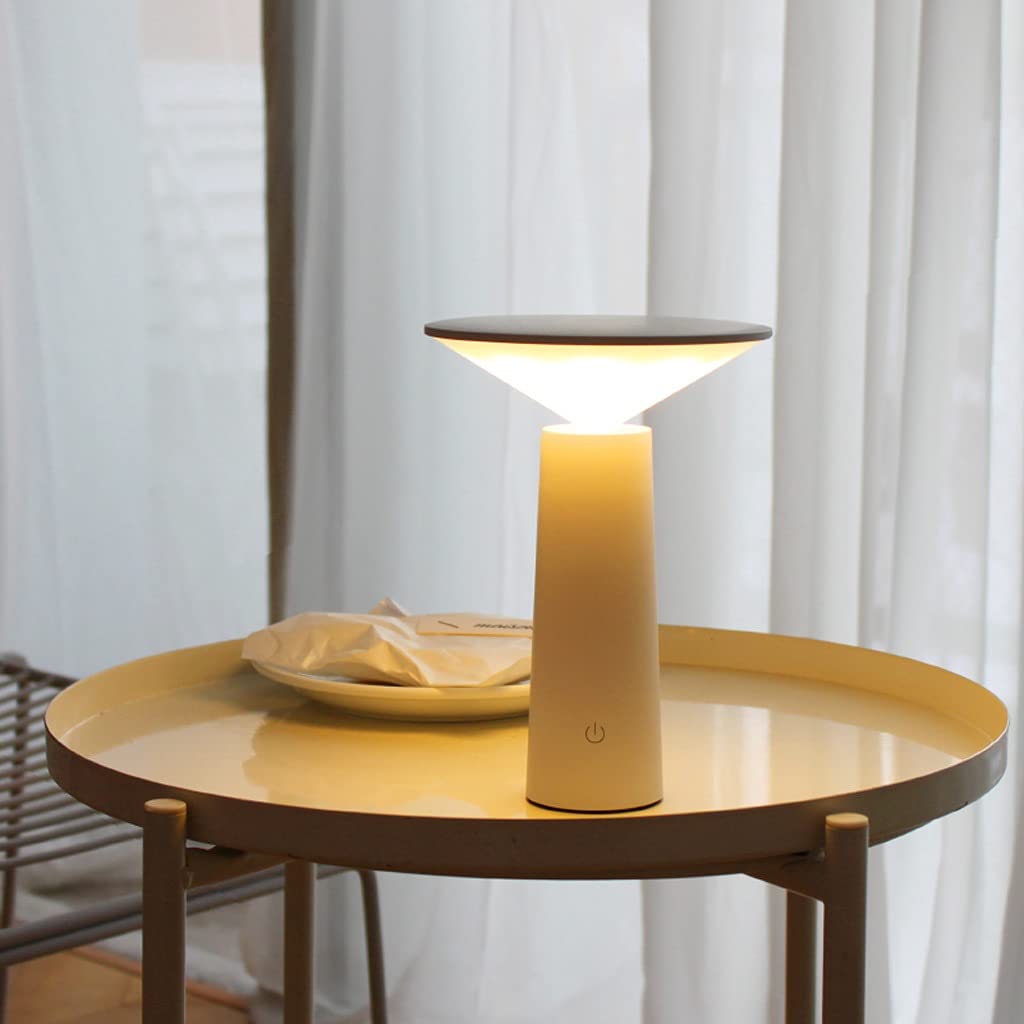 Create a Cozy Atmosphere with This Simple & Warm White Bedside Lamp