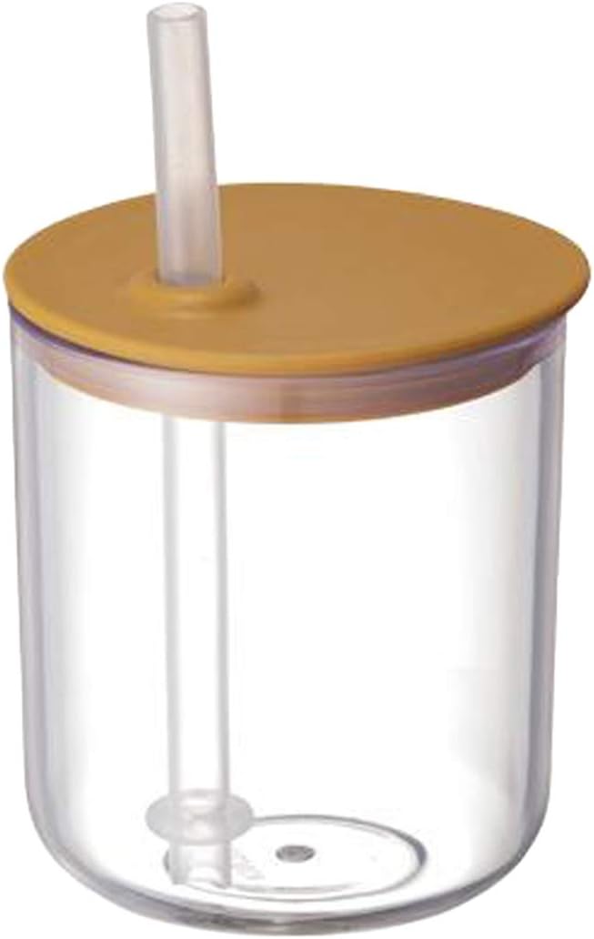 KINTO 26381 Straw Cup 6.8 fl oz (200 ml), Yellow, Kids, Baby, Dishwasher Safe, Gift, Present, Baby Shower Gift