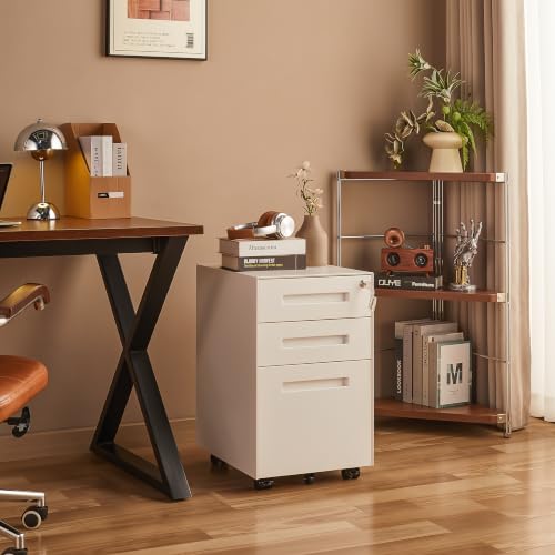 Image of Guizeeopo Fully Assembled Home Office Filing Cabinet with Lock