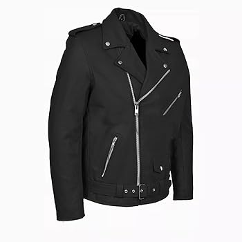 Amazon.com: Men Leather Jacket Winter Vintage Motorcycle