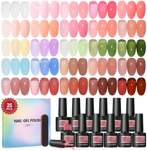 beetles Gel Polish Whispers of Love Jelly Gel Nail — top-down angle highlighting key features