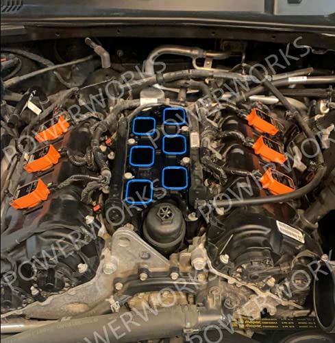 Intake Manifold Upper And Lower Gasket Set Fits For Chrysler 200 300 Town And Country 2011-2016 Dodge Avenger Challenger Charger Durango Jeep Grand Cherokee Vw Routan Replaces #TOP6