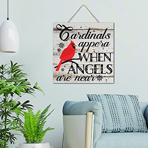 Plaque en bois personnalisée haut de gamme oiseaux cardinaux deuil