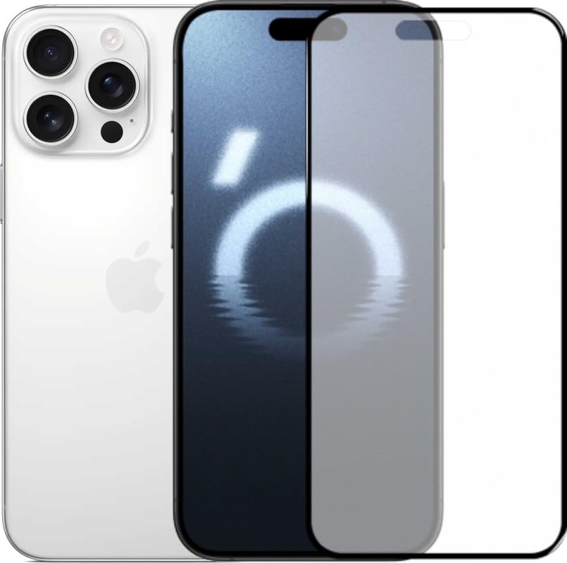 Glaxx Matte Tempered Glass for Apple iPhone 16 Pro - Black