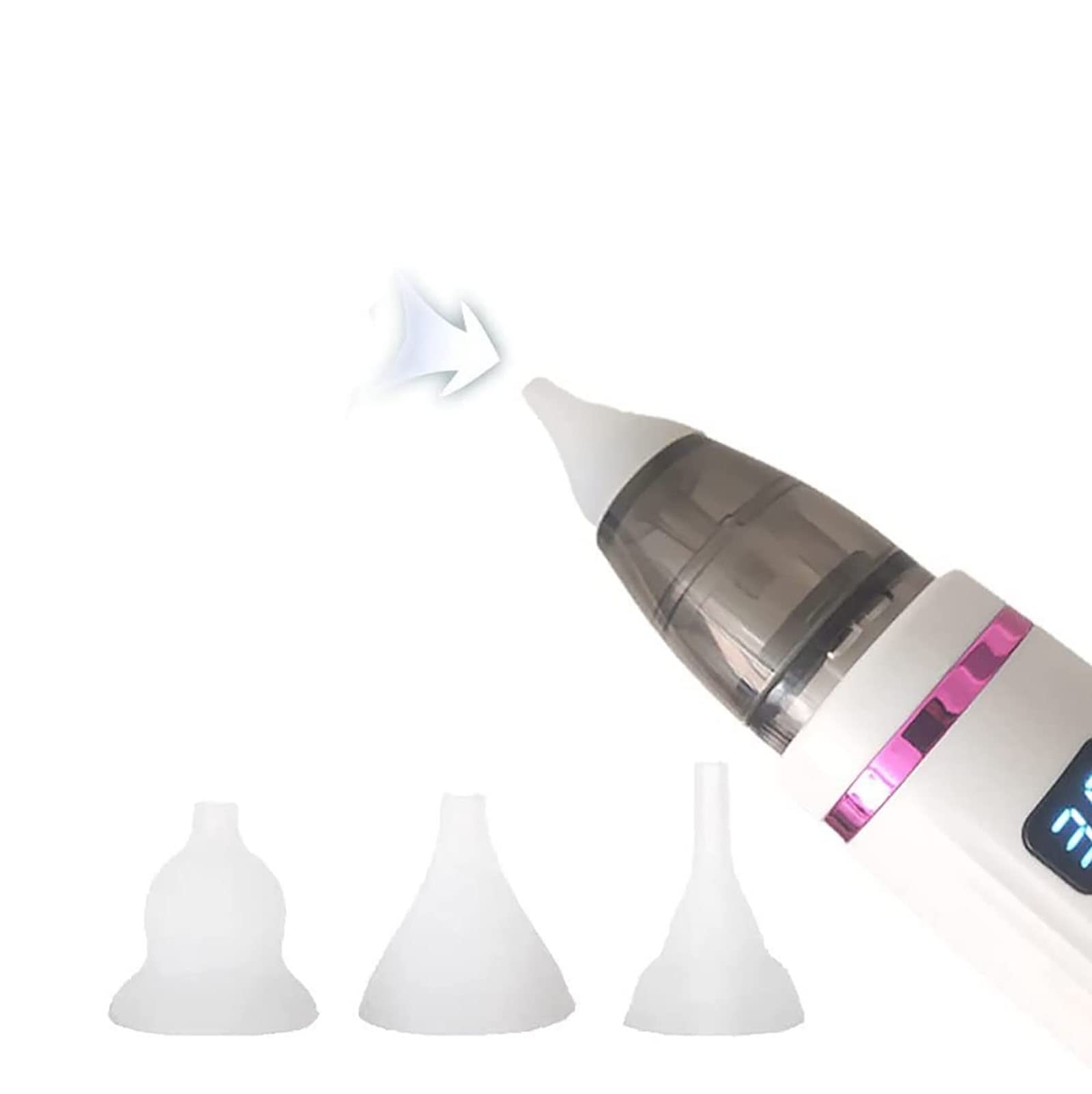 CEEBUS Aspirador Nasal para Bebé,1 Set Aspirador Nasal Eléctrico para Bebés Equipo Higiénico para la Limpieza y Aspiración de la Nariz