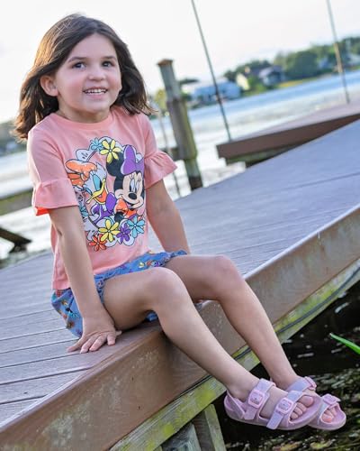 Image of Disney Mickey Mouse & Friends Girls' 2-Piece T-Shirt and Shorts Set for Baby & Kids