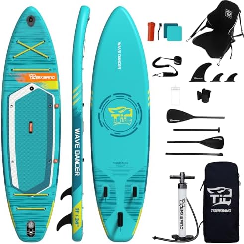 TIGERXBANG Inflatable Stand Up Paddle Board 11