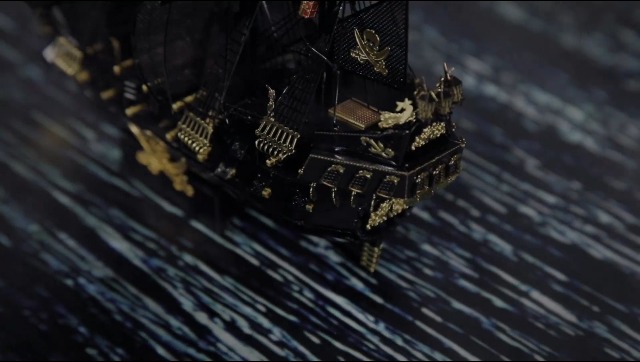 Piececool 3D Puzzle modellbausatz Erwachsene 3D Metall Puzzle - Black Pearl Modellbausatz für Erwachsene DIY 3D Metal… – Bild 8