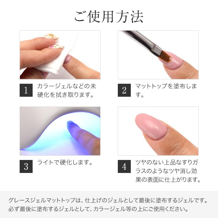 Amazon | グレースガーデン ジェルネイル マットトップ15ml グレース