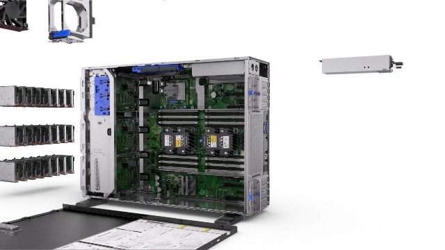 サーバー HPE ProLiant ML350 Gen10/2x Xeon/64GB Amazon.com: HPE ProLiant ML350 G10 4U Tower Server - 1 x Intel