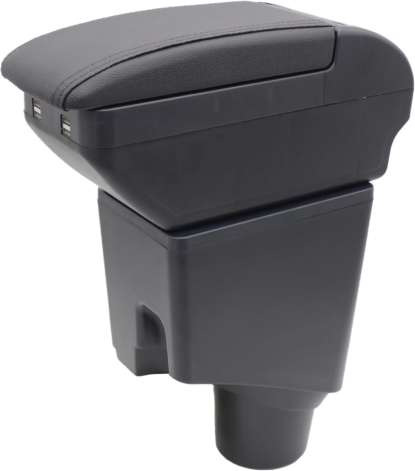 XByun Centre Console Interior Arm Rest Storage Box For Ford Puma/Fiesta MK8 ST 2017-2024, Large Capacity Car Retrofit Interior Parts.