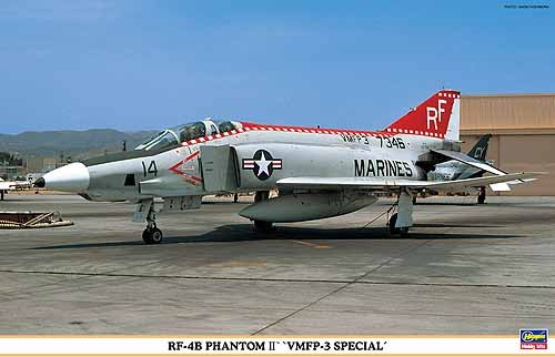 Maquette RF-4B Phantom II Hasegawa 1/48 VMFP-3 pour les passionnés d'aviation