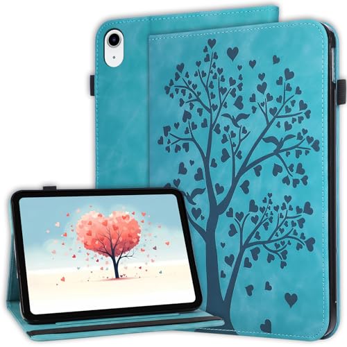 Étui iPad 11 2025 de protection antichoc en cuir avec bande élastique