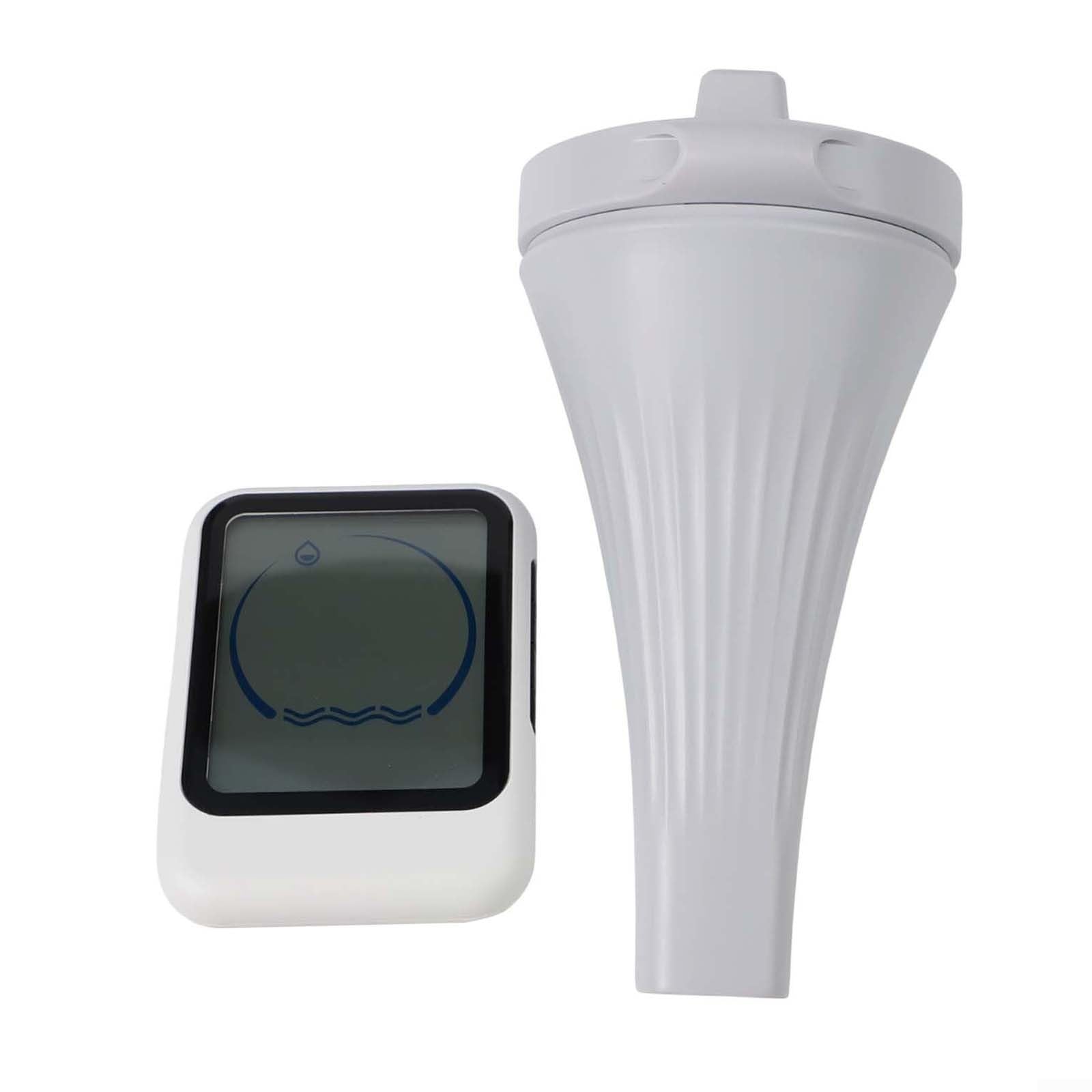 Termometro da piscina senza fili IP68 con design galleggiante per un monitoraggio accurato della temperatura dell'acqua dall'interno fino a 100 m di portata visualizza Celsius e Fahrenheit