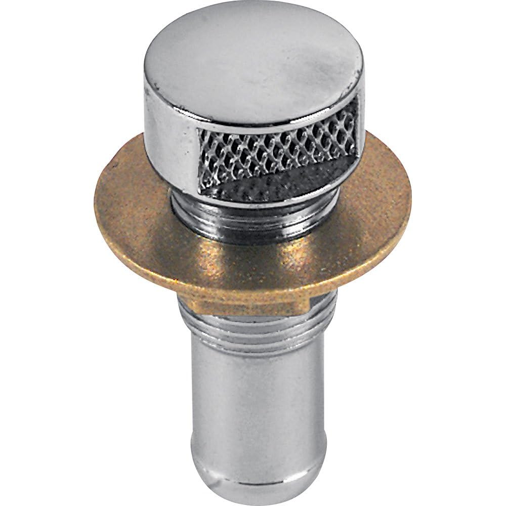 STRAIGHT CHROME-PLATED BRASS 60X25 3/8
