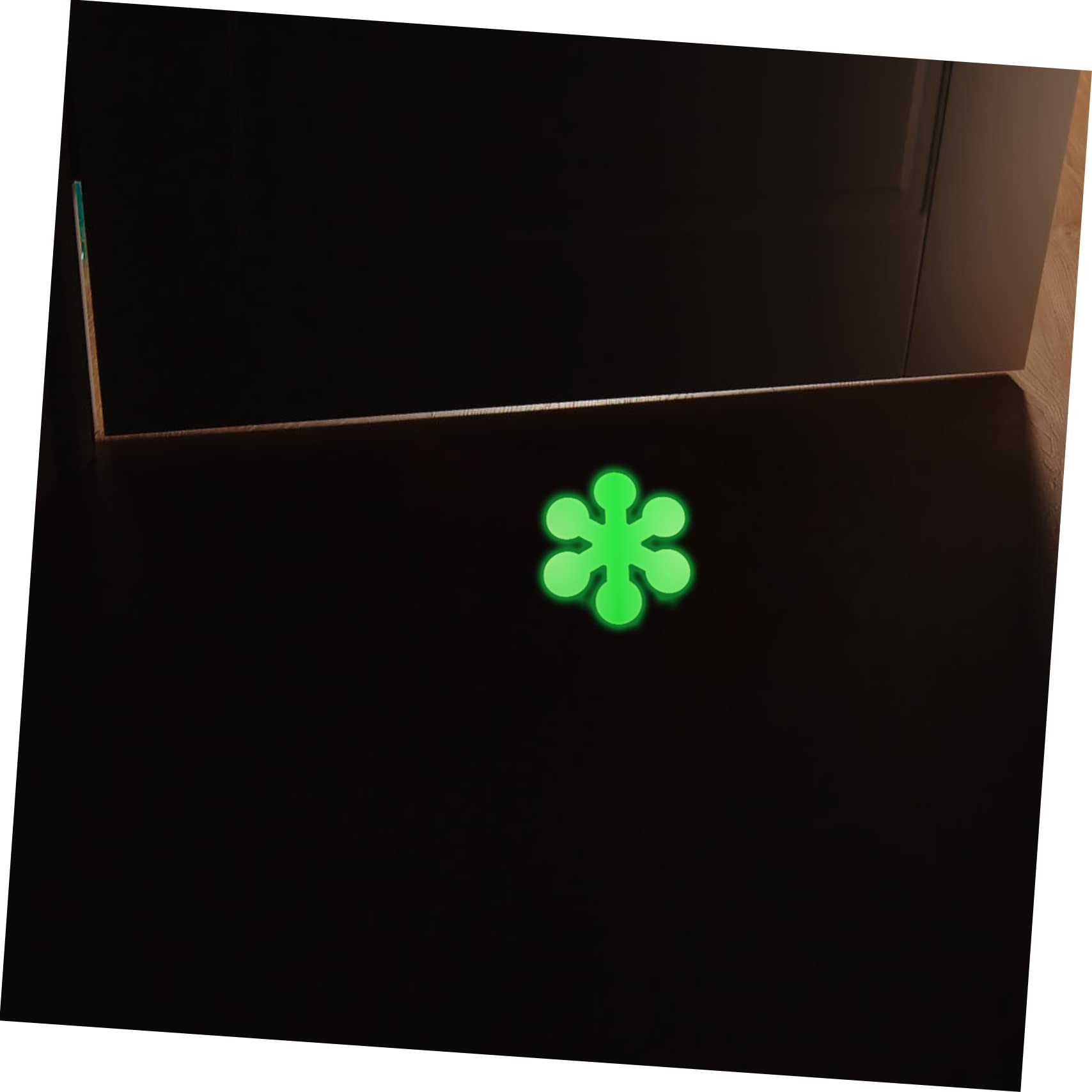 Zerodeko 80pezzi Nastro Antiscivolo Fluorescente Per Scale Strisce Riflettenti Per Gradini Adesivi Luminosa Per Sicurezza e Resistente Al Caldo