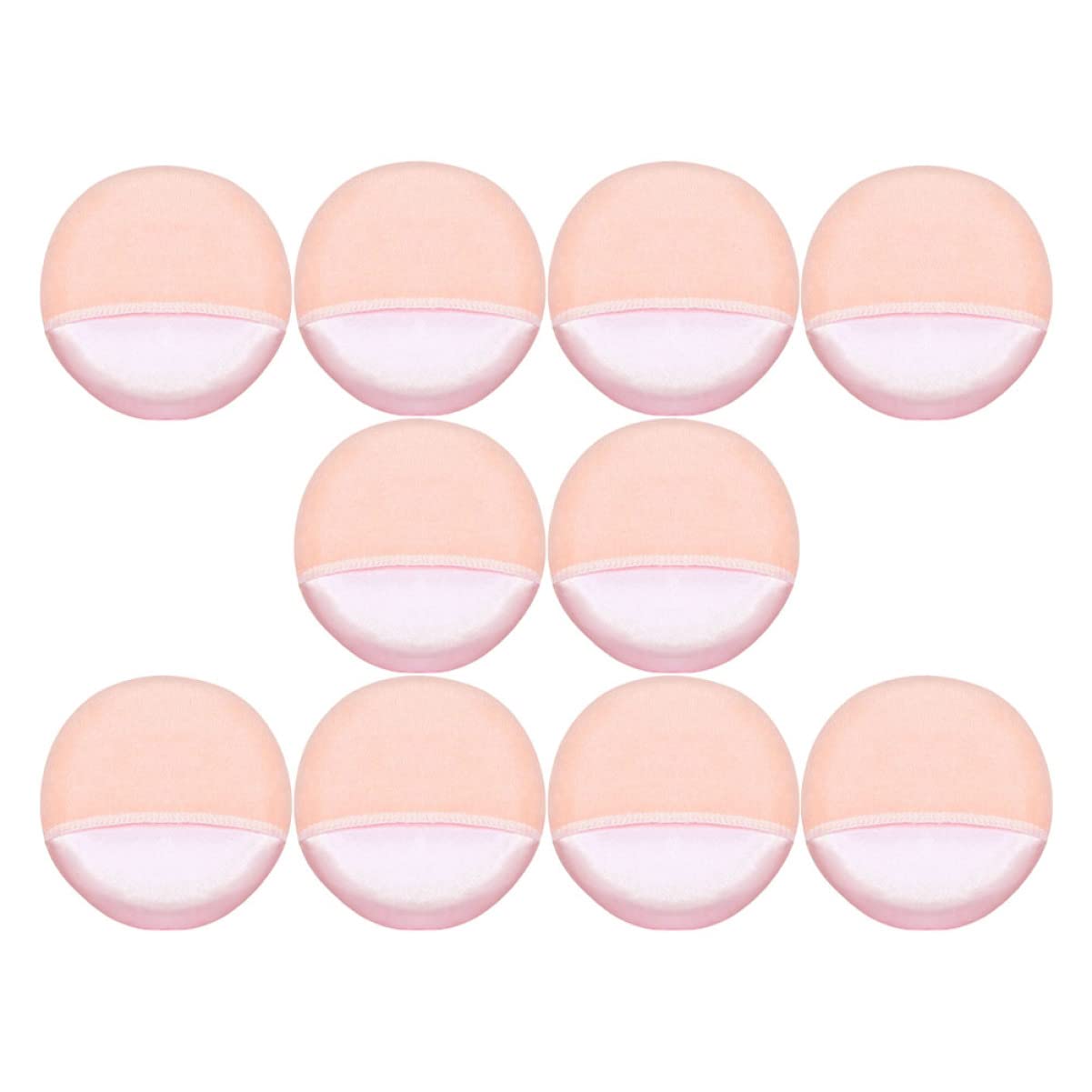 FRCOLOR 60pezzi Spugnetta Fondotinta Morbida e Lavabile Per Applicazione Make up Puff Per Polvere Con Sensazione Delicata e Skin-friendly Per Donne