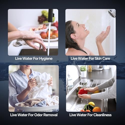 Image of Ranein 8kW Tankless Electric Water Heater, 240V on Demand Instant Endless Thermostatic Water Heater with LED Temperature Display for Bathroom and Kitchen