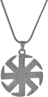 VOYLLA Eclipse Wheel Of Power Black Mens Pendant, Casual, Trendy, Gift For Mens, Rakhi Gift For Brother Price In India