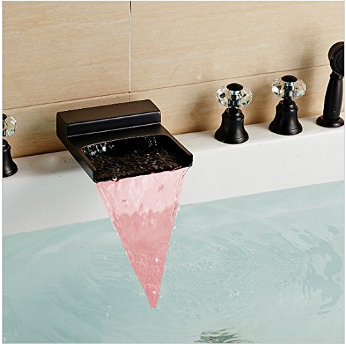 Robinet cascade LED pour transformer votre baignoire en spa de luxe