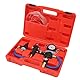KLLJRFW Coolant Refill Tool Kit 90psi Accurate Gauge Scale Flexible Hose Radiator Pressure Tester Kit Coolant Vacuum Refill Kit Universal for Vehicles