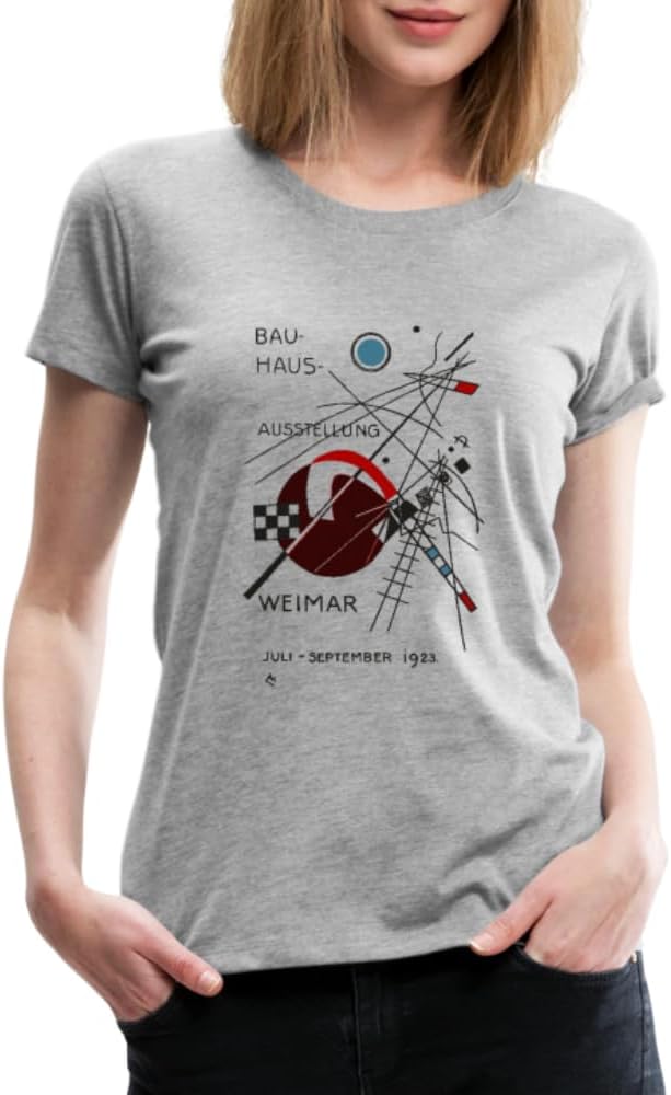 Wassily Kandinsky - Bauhaus Exhibition Artwork T-Shirt (Adults, Kids, Short & Long Sleeve) White