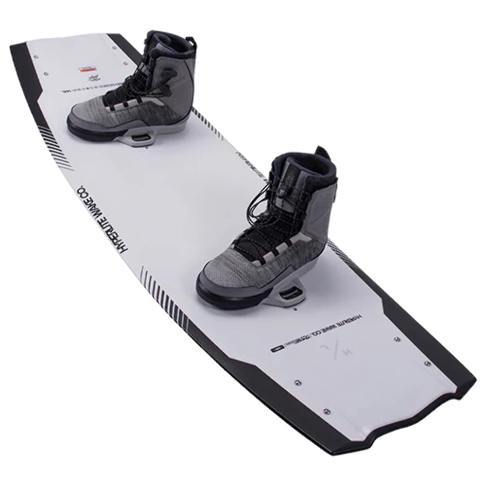 Hyperlite Rusty Pro Mens Wakeboard 143 W/Ultra Bindings Black/Grey (10)