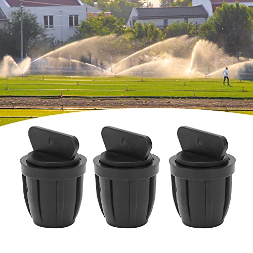 Haofy 20PCS 8/11 Hose End Plug with Lock, Connect Drip Irrigation Tubing, Stop Water At the End for Garden Beds Farms, Lawns