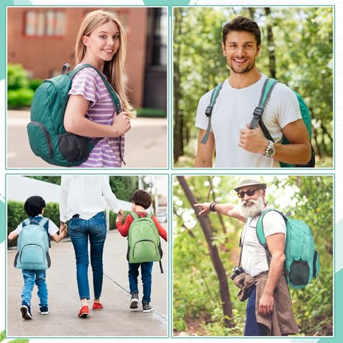 Image of Eccliy 50 Pack Backpacks Bulk 17 Inches Back Pack Basic Backpack for Adult Lightweight Outdoor Travel Bookbags(6 Tone Color)