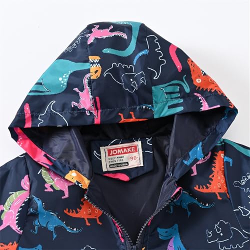 Toddler Kids Windproof Jacket Cute Cartoon Graphic Lightweight Windbreaker Kids Casual Running Hiking Outdoor Rain Jackets3