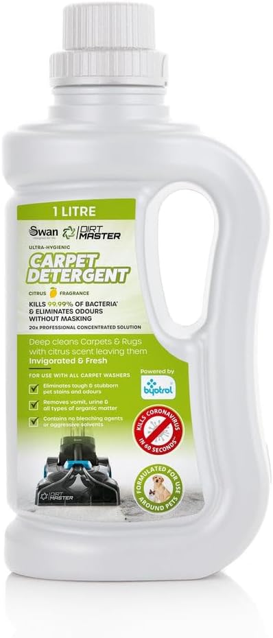 Swan Dirtmaster Carpet Washing Solution - 1 Litre