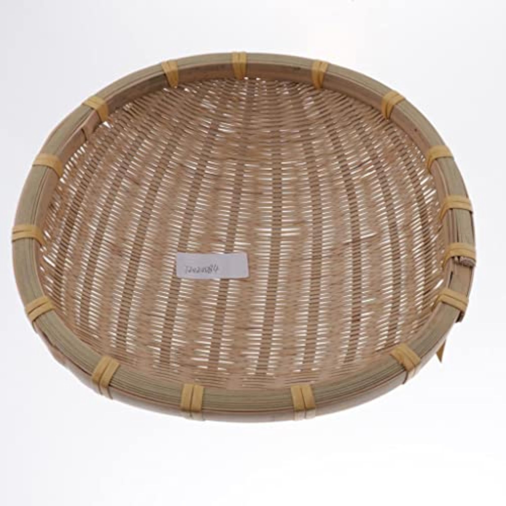 Handmade Bamboo Weaved Basket, Stackable Handicraft