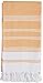 SET of 4 - Turkish Cotton Bath BeacSET of 4 - 100% Turkish Cotton Beach and Bath Towel Set, Hammam Peshtemal Blanket, Compact Travel Towel, Oversized Quick Dry Sand Free, Made in Turkey, Prewashed, 71x36