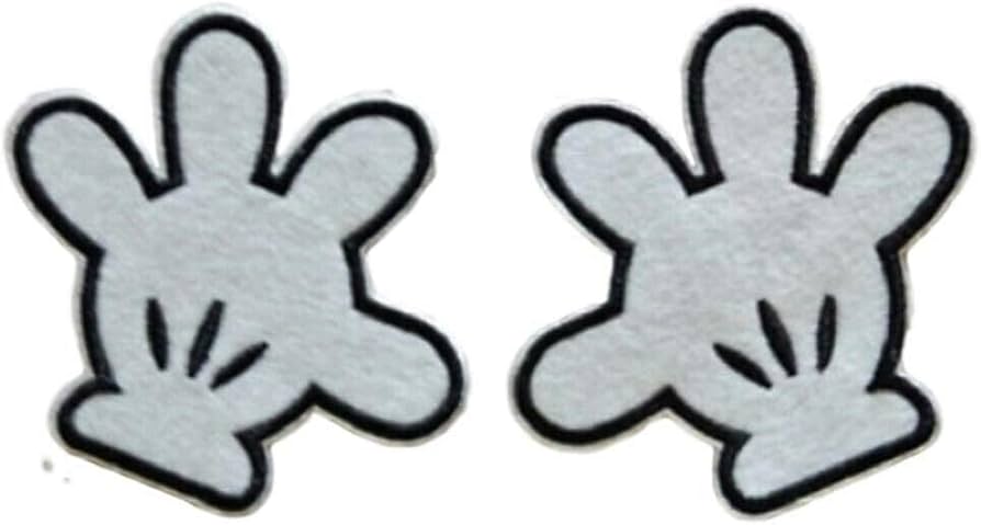 Amazon.com: Mickey Cartoon Mouse Hands Four Fingers White Gloves