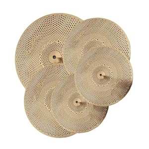 WQZzjm Professionelle Becken 5-TLG. Dämpfer-Becken-Set