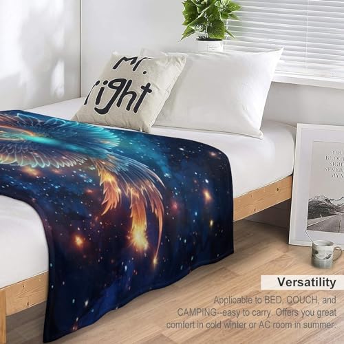 Manta de forro polar de alta calidad Phoenix para decoración elegante de sofá 7