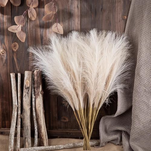 Pampas Grass Decor Tall, 10Pcs 21.65 Inch Reed Pampas Grass miniatura 5