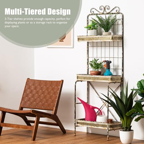 glitzhome-68-H-Farmhouse-Garden-Planter-3-Tiers-Metal-Display-Plant-Stand-Storage-Shelf-Indoor-Outdoor-Floor-Standing-Storage-Organizer-Rack glitzhome 68 H Farmhouse Garden Planter 3 Tiers Metal Display Plant Stand Storage Shelf Indoor Outdoor Floor Standing Storage Organizer Rack