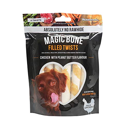 Rosewood Magic Bone Magic Twists 6 Piece Dog Treats 195g