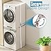 Houseables Washer Dryer Stacking Kit, Stacking Kit For Washer And Dryer, Bracket Between Washing and Drying Machine, Stackable Laundry Machine, Space Saving, Universal, Adjustable 19