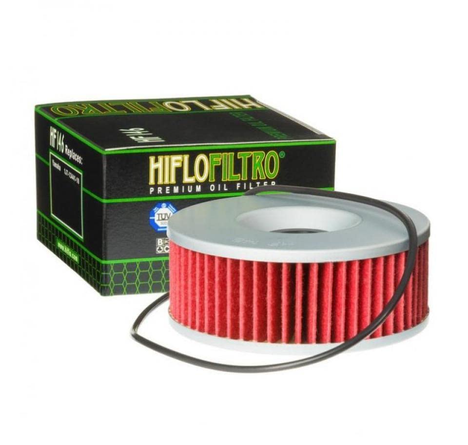 Filtre à huile Hiflofiltro HF146 pour moto Yamaha 1200 Vmax de 1985 à 1995