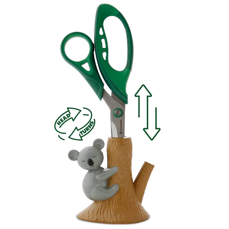 Amazon.com: Amazeko Scissors with Animated Koala Holder, 8.5