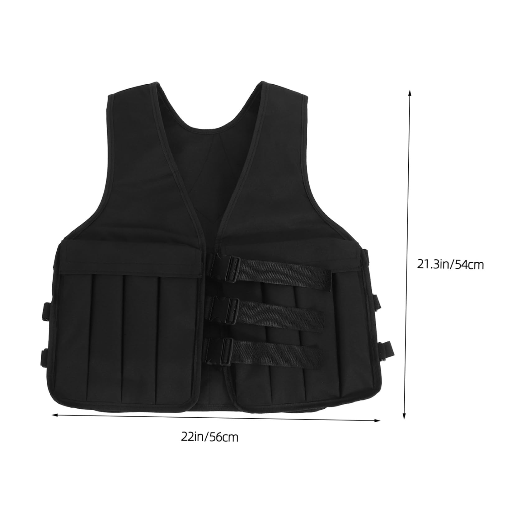 VANZACK Weight Vest for Sports Fitness Running Training Breathable Oxford Stable Sturdy Multi-use Vest