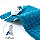 【6 Niveles de Calefacción y Apagado Automático de 2 Horas】La almohadilla eléctrica de calentamiento cuenta con 6 configuraciones de calor y apagado automático de 2 horas para satisfacer sus diferentes necesidades para obtener una experiencia de terapia de calor más cómoda sin preocuparse por el calentamiento excesivo.