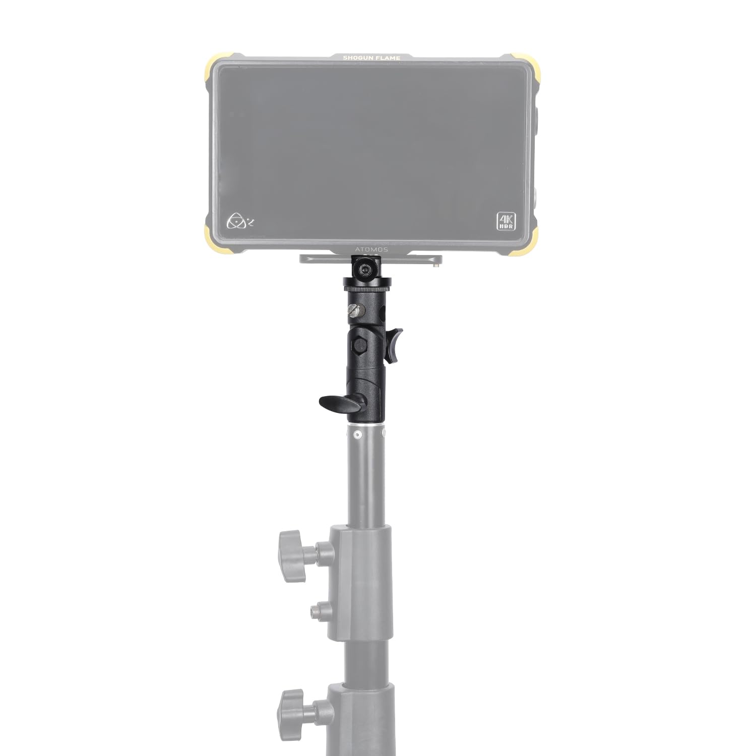 NICEYRIG Stojak na oświetlenie fotograficzne z zaciskiem NATO, statyw oświetleniowy 1/10.2 cm, regulowany statyw do aparatu, 180°, stojak oświetleniowy do aparatu/telefonu/kamery internetowej/światła