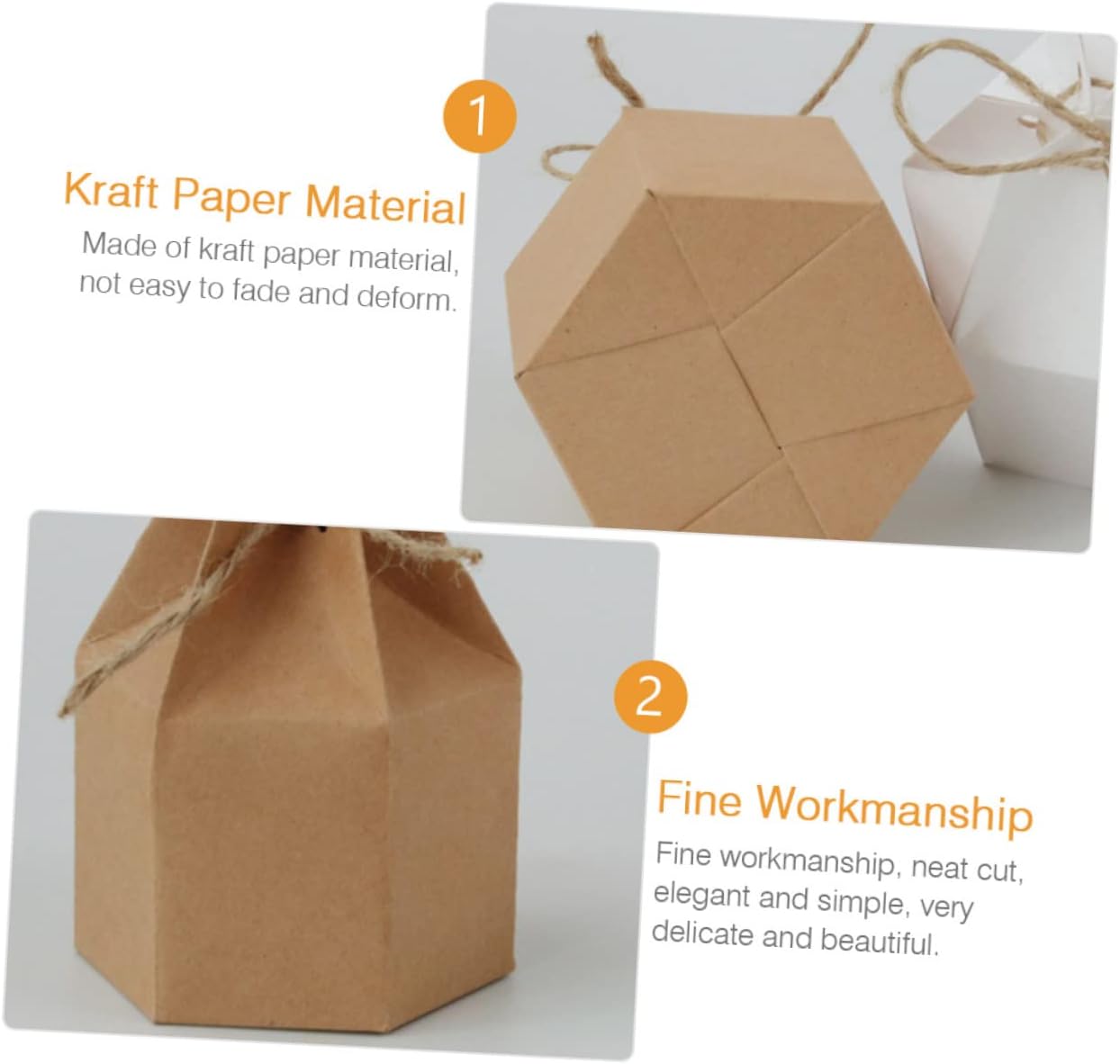 Didiseaon 20pcs Hexagonal Candy Storage Boxes Elegant Candy Wrapping Containers for Festivals Unique Packaging for Sharing Joy and Wishes