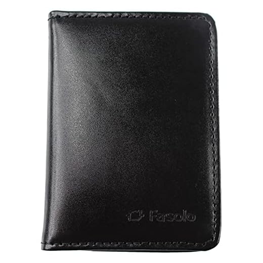 Carteira em Couro Masculina, Fasolo, Preto