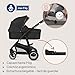 LIONELO BIANKA Cochecito de Bebé 3 en 1 Portabebés Silla de Coche Imagen de LIONELO BIANKA Cochecito de Bebé 3 en 1 Portabebés Silla de Coche